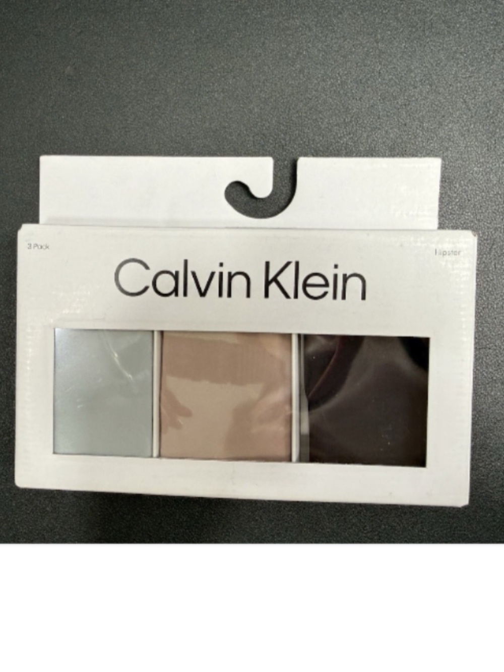 Calvin Klein Women's Invisibles 3-Pack Hipster Bottoms Underwear Size L 12527